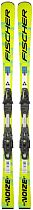 Горные лыжи Fischer Rc4 Noize St Yellow Sperflex с креплениями Rc4 Z12 Gw Powerrail 85