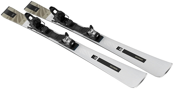 Горные лыжи женские Salomon E S/Max N°10 с креплениями M10 Gw - Фото 5 большая