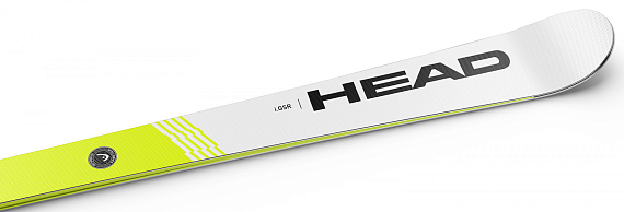 Горные лыжи Head Wc Rebels I.GSR с креплениями Pr 11 Gw Brake 78 [G] White/Neon Yellow - Фото 3 большая