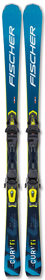 Горные лыжи Fischer Rc4 The Curv Ti с креплениями Rc4 Z11 Gw Powerrail Brake 78 [G] - Фото 1 большая