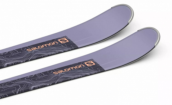 Горные лыжи женские Salomon Distance 76 с креплениями M10 GW Silver/W - Фото 3 большая