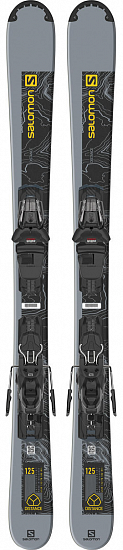 Горные лыжи Salomon Distance с креплением M10 GW Grey/Bk/Y - Фото 1 большая