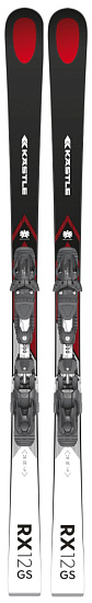 Горные лыжи Kastle RX12 GS + Race Plate FB с креплениями K14 Freeflex Evo Black - Фото 1 большая