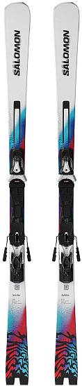 Горные лыжи Salomon E Addikt с креплениями Mi12 Gw - Фото 1 большая