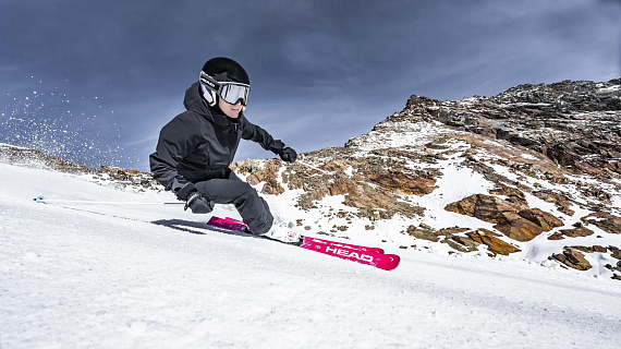 Горные лыжи Head Wc Rebels E-Race Pro Sw Rp Wcr 14 Pink с креплениями Freeflex 14 Gw Br 85 [D] - Фото 3 большая