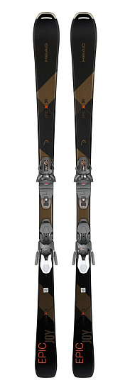 Горные лыжи Head Epic Joy SLR Joy Pro с креплениями Joy 11 GW SLR Brake 78 [H] Black/Choppergold - Фото 1 большая