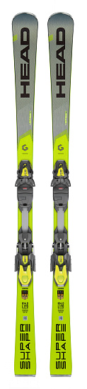 Горные лыжи Head Supershape i.Speed SW MFPR с креплениями PRD 12 GW Brake 85 [F] Grey/Neon Yellow - Фото 1 большая