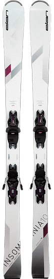 Горные лыжи женские Elan Insomnia 10 Ls с креплениями ELW9.0 White - Фото 1 большая