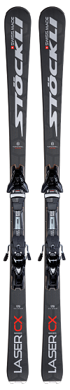 Горные лыжи Stockli Laser CX с креплениями MC 12 Black - Фото 1 большая