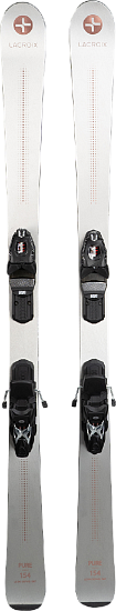 Горные лыжи Lacroix Pure с креплениями Fix Titanal Brushed Grey - Фото 1 большая