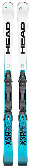Горные лыжи Head Wc Rebels e.XSR Sw Lyt-Pr с креплениями Pr 11 Gw White/Speedblue - Фото 1 большая
