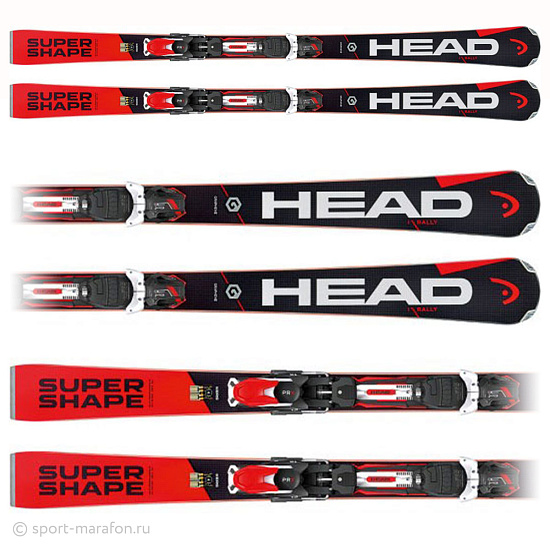 Горные лыжи Head Supershape i.Rally TFB с креплениями PRX 12 - Фото 3 большая