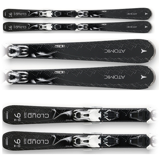 Горные лыжи Atomic Cloud Nine к креплениями E Lithium 10 - Фото 2 большая
