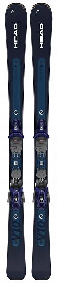 Горные лыжи Head Shape e-V10 SW AMT-PR с креплениями PR 11 GW BR 90 [G] Black/Blue - Фото 1 большая