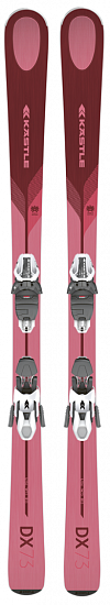 Горные лыжи женские Kastle DX73 Prem с креплениями K10 SLR GW Light pink - Фото 1 большая