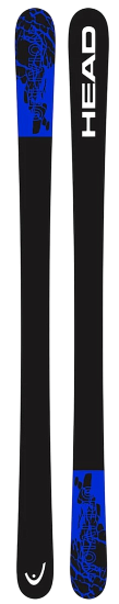 Горные лыжи Head Oblivion 94 Black/Blue - Фото 2 большая