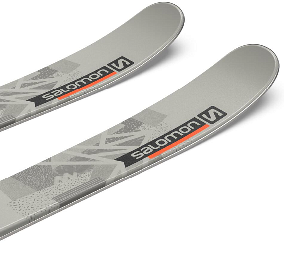 Горные лыжи Salomon N Qst Spark Grey/Orange - Фото 6 большая