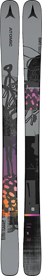 Горные лыжи Atomic N Punx Five Grey/Black - Фото 1 большая