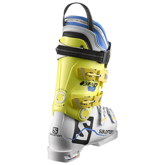 Горнолыжные ботинки Salomon X LAB 130+ White/Yellow - Фото 2 большая
