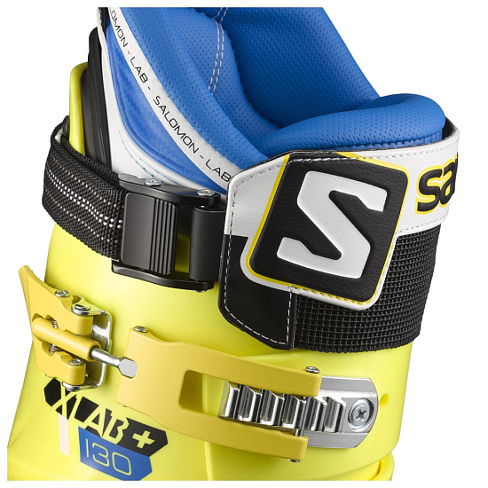 Горнолыжные ботинки Salomon X LAB 130+ White/Yellow - Фото 4 большая