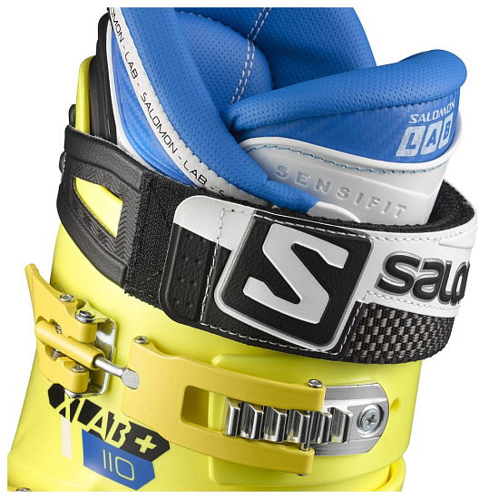 Горнолыжные ботинки Salomon X Lab 110+ White/Yellow - Фото 4 большая