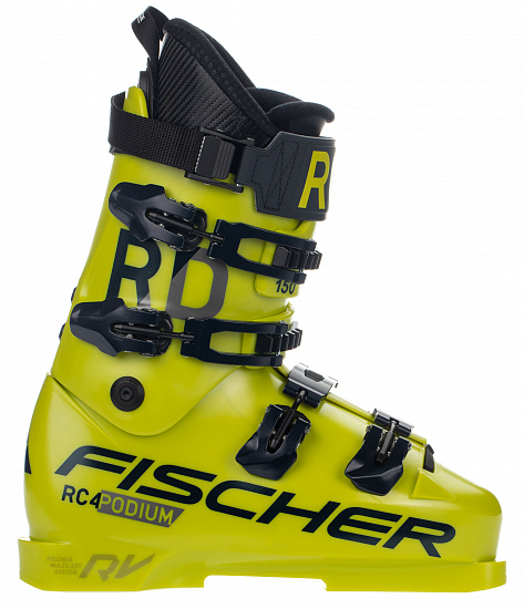 Горнолыжные ботинки Fischer Rc4 Podium Rd 150 Yellow/Yellow - Фото 1 большая