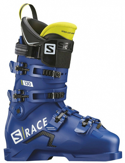 Горнолыжные ботинки Salomon S/Race 130 Raceblue/Acid Gree - Фото 1 большая