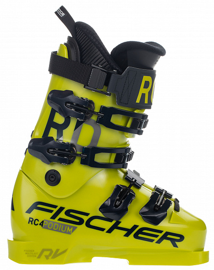 Горнолыжные ботинки Fischer Rc4 Podium Rd 110 Yellow/Yellow - Фото 1 большая