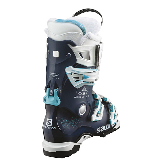 Горнолыжные ботинки женские Salomon QST Access 80 Petrol Bl/Pet - Фото 2 большая