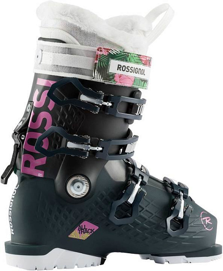 Горнолыжные ботинки женские Rossignol Alltrack 80 Black/Green - Фото 3 большая