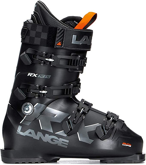 Горнолыжные ботинки мужские Lange RX 130 Black Gunmetal - Фото 2 большая
