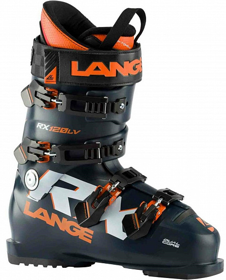 Горнолыжные ботинки мужские Lange RX 120 LV Black Blue/Orange - Фото 1 большая