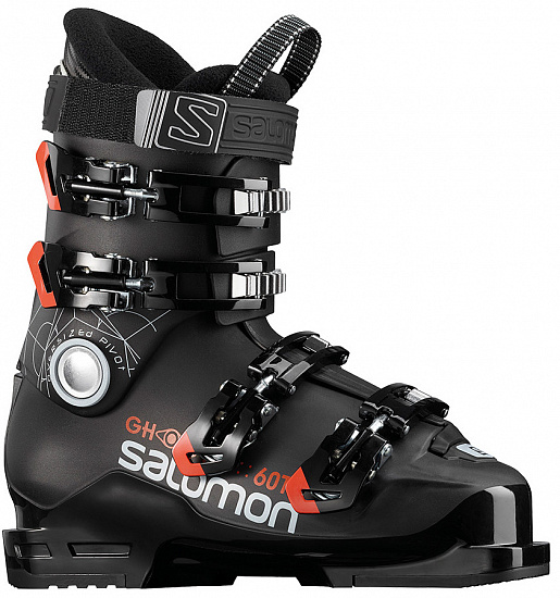 Горнолыжные ботинки Salomon Ghost 60T L Black/Orange - Фото 1 большая