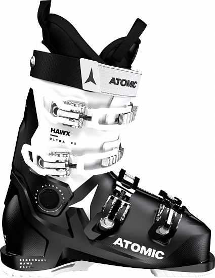 Горнолыжные ботинки женские Atomic Hawx Ultra 85 Black/White - Фото 1 большая