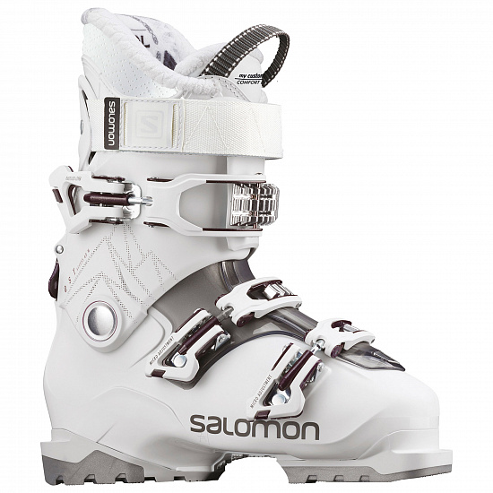 Горнолыжные ботинки женские Salomon QST Access 60 Wh/Anthr Tra - Фото 1 большая