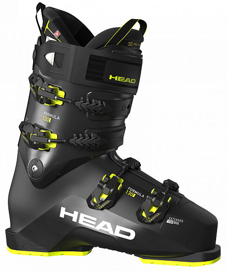Горнолыжные ботинки Head Formula 130 Black/Yellow - Фото 1 большая