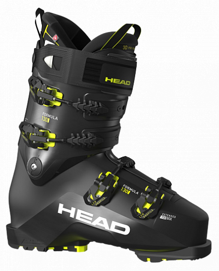 Горнолыжные ботинки Head Formula 130 GW Black/Yellow - Фото 1 большая