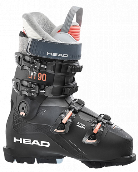 Горнолыжные ботинки женские Head Edge Lyt 90 GW Black/Salmon - Фото 1 большая