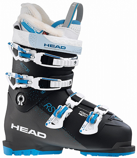 Горнолыжные ботинки женские Head Vector RS 90 Black/Anthracite - Фото 1 большая