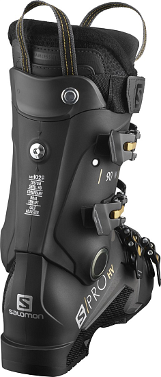 Горнолыжные ботинки женские Salomon S/Pro Hv 90 W Black/Bellug - Фото 2 большая