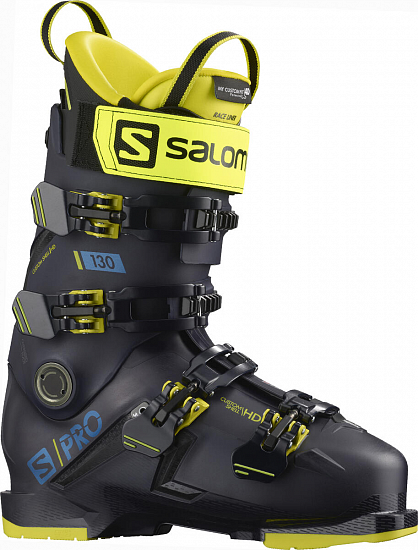 Горнолыжные ботинки Salomon S/Pro 130 Gw Night Sky/Safety - Фото 1 большая
