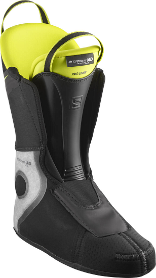 Горнолыжные ботинки Salomon S/Pro 110 Gw Black/Acid Gree - Фото 5 большая