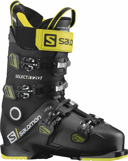 Горнолыжные ботинки Salomon Select 120 Black/Belluga/Race - Фото 1 большая