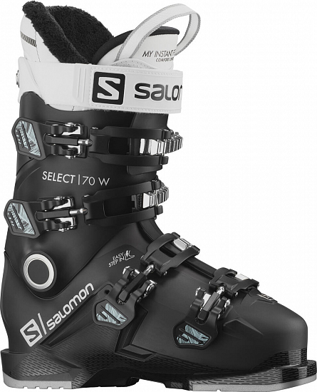 Горнолыжные ботинки женские Salomon Select 70 W Black/Sterling B - Фото 1 большая