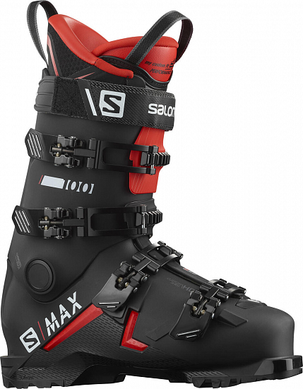 Горнолыжные ботинки Salomon S/Max 100 Gw Black/Red/White - Фото 1 большая