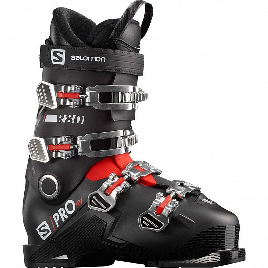 Горнолыжные ботинки Salomon S/Pro HV R80 Black/Red - Фото 1 большая