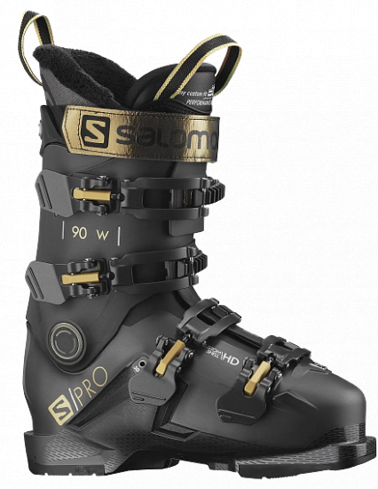 Горнолыжные ботинки женские Salomon S/Pro 90 W GW Belluga M/Black - Фото 1 большая
