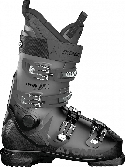 Горнолыжные ботинки Atomic Hawx Ultra 100 Black/Anthrac - Фото 1 большая