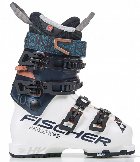 Горнолыжные ботинки Fischer Ranger One 105 Vacuum Walk Ws White/White/Blue - Фото 1 большая