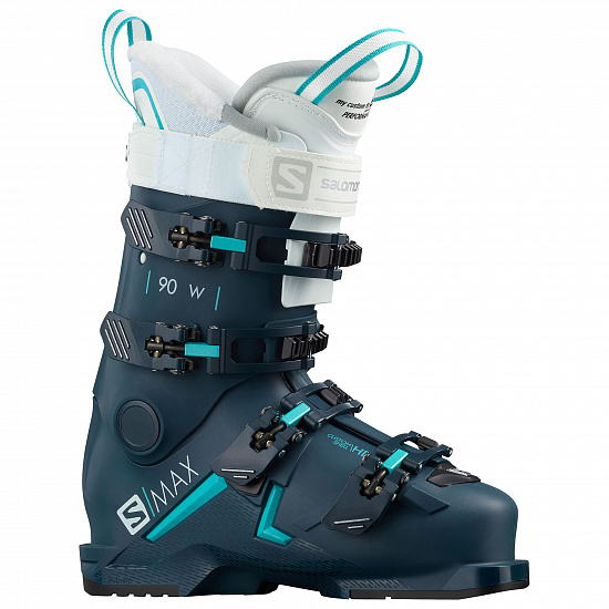 Горнолыжные ботинки женские Salomon S/MAX 90 Petrol Bl/Scuba B - Фото 1 большая